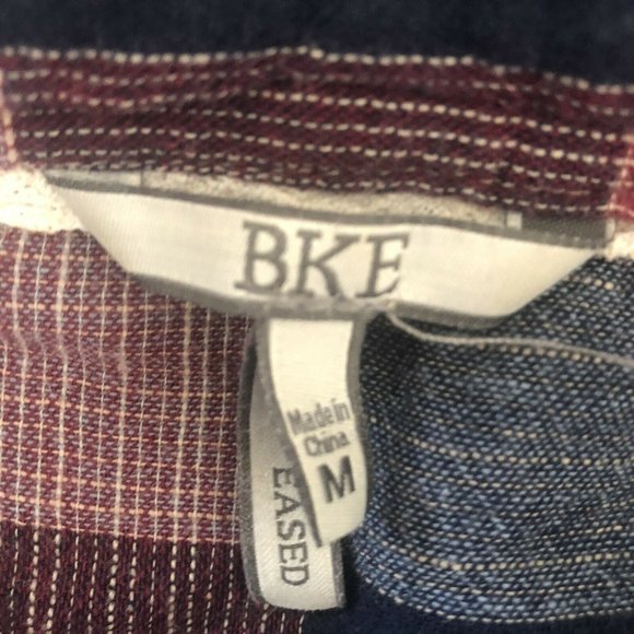 BKE Buckle shirt button up plaid Eased Medium - Picture 9 of 11